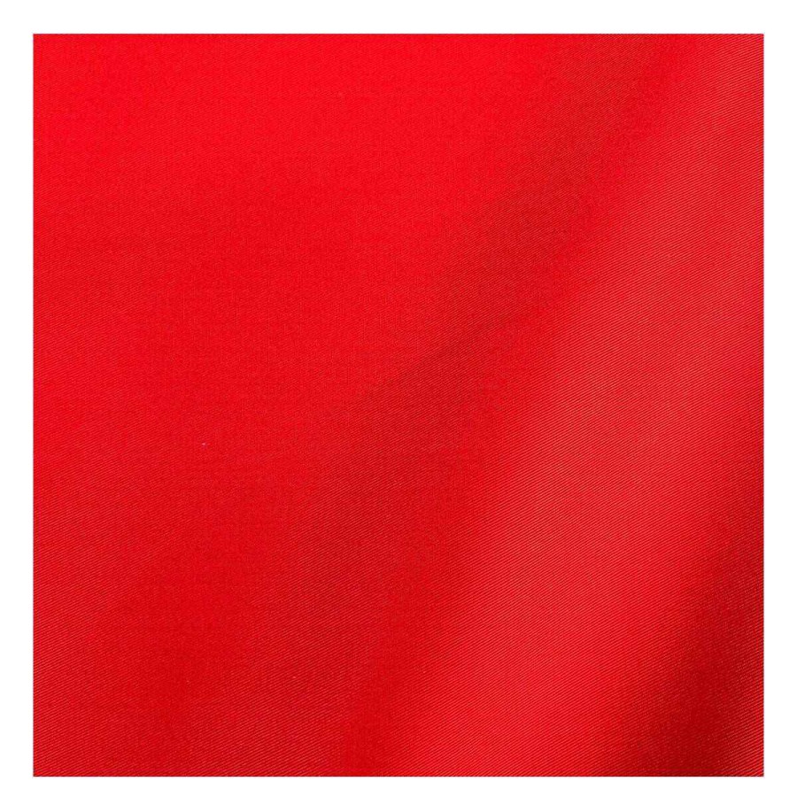 Christmas Crafts Hobbycraft  | Red Polycotton Drill Fabric By The Metre